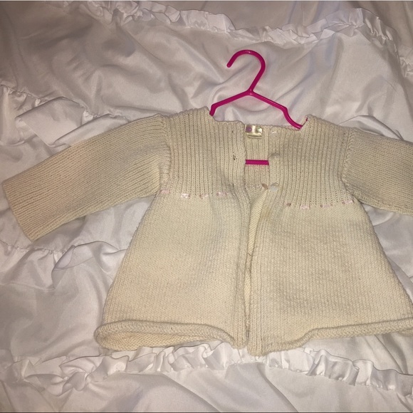 12/18 M vintage cream sweater cardigan sweater - Picture 1 of 2